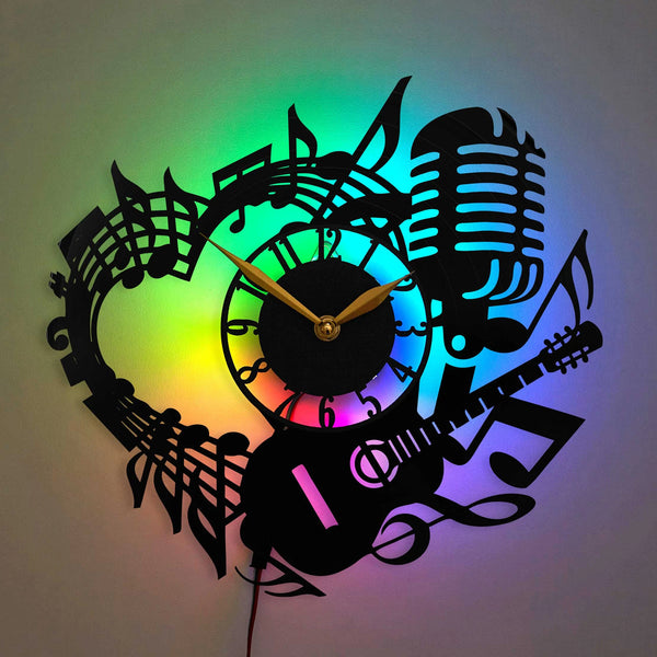 Jazz Clock Jazz Decor Gift