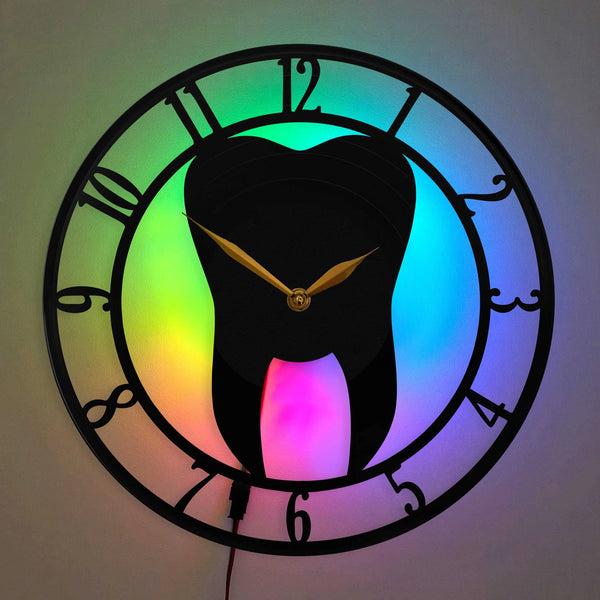 Tooth Clock Dental Clock Tooth Gifts Dental Office Decor