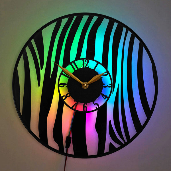 Zebra Clock Zebra Decor Zebra Gift Idea