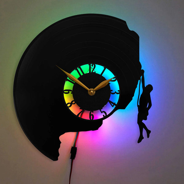 Climbing Clock Decor