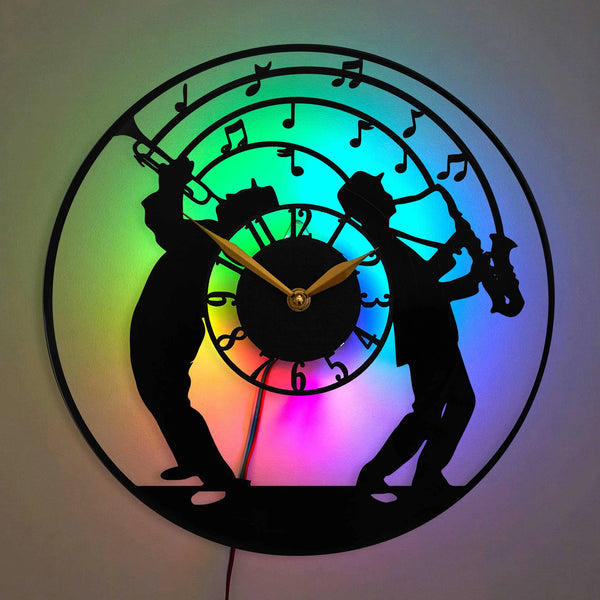 Jazz  Clock Jazz Decor Jazz Gift