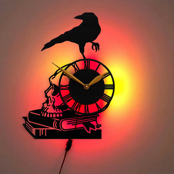 Edgar Allan Poe Clock Edgar Allan Poe Gift