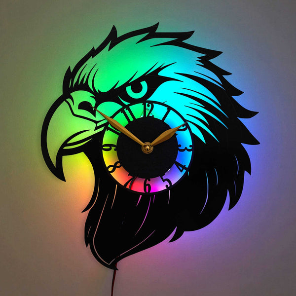 Eagle Clock, Eagle Decor, Eagle Gift, Eagle Design