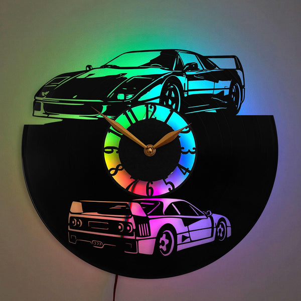 Racing Car Wall Clock, Racing Car Decor, Racing Car Gift