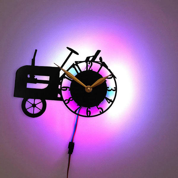 Tractor Clock, Tractor Decor, Tractor Gift, Minimalist Clock, Agricultural Decor, Farming Clock, Modern Tractor Clock, Gift for Farmer, Tractor