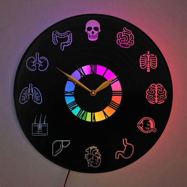 Doctor Clock, Doctor Wall Decor, Anatomical Clock, Medical Themed Clock, Human Anatomy Clock, Healthcare decor, Medical Gift, Science Decor, Doctor, Healthcare, Medical