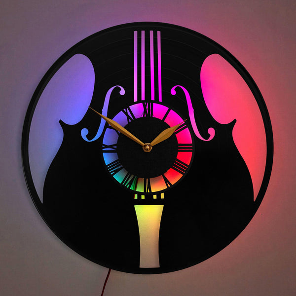 Violin Clock, Musical Wall Clock, Music Lover Gift, Musician Wall Decor, Classical Music Decor, Violin, Classical Music