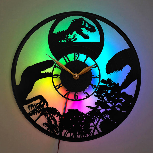 Dinosaur Wall Clock, Dinosaur Gift Idea, Dinosaur Wall Decor
