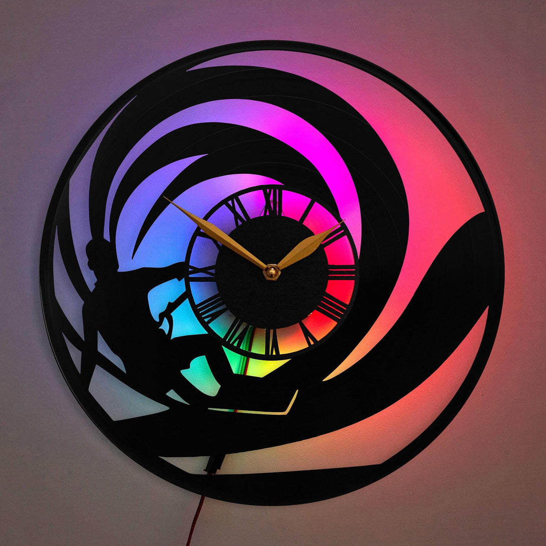 Surfing Wall Clock, Movie Clock, Action Clock, Secret Agent Clock, Positive Vibe Clock, Surfing
