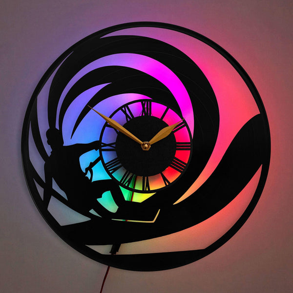 Surfing Wall Clock, Movie Clock, Action Clock, Secret Agent Clock, Positive Vibe Clock, Surfing