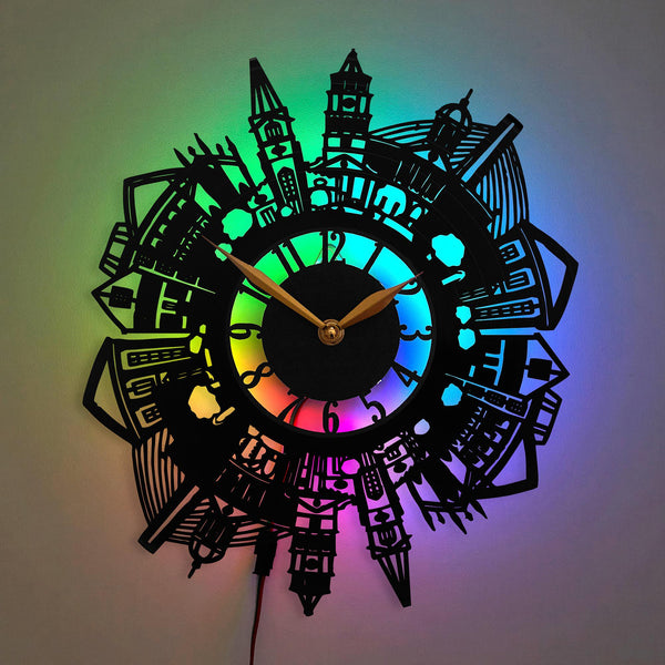 Charleston Clock, Cityscape Clock, Landmarks Clock, Architecture Clock