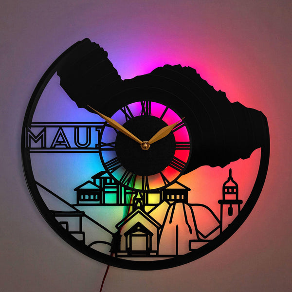 Maui Clock, Island Decor, Nature Clock, Travel Decor, Maui, Travel