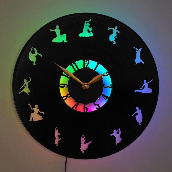 Ballerina Wall Clock, Ballerina Decor, Dance Theme Wall Clock, Dancers Clock