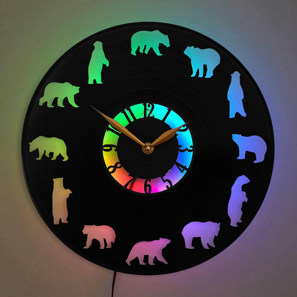 Bears Wall Clock