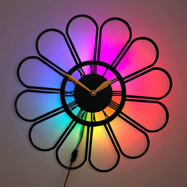 Daisy Wall Clock, Flower Clock, Floral Wall Clock, Garden Themed Decor, Nature Inspired Clock, Daisy, Flower, Nature