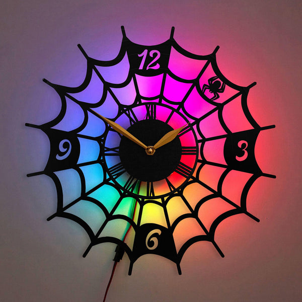 Spider Clock, Halloween Clock, Spider Decor, Halloween Decor, Spider, Halloween