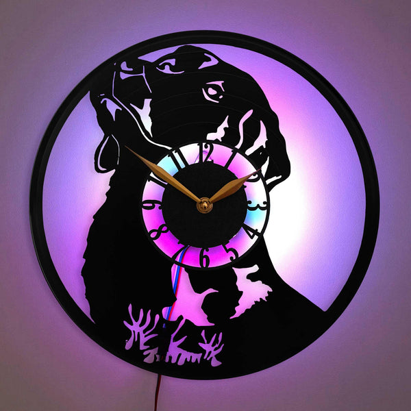 Retriever wall Clock, Pet Lover Wall Art, Dog Decor Clock, Dog Lover Gift, Dog, Animal, Retriever