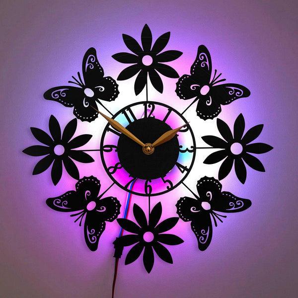 Butterfly Wall clock