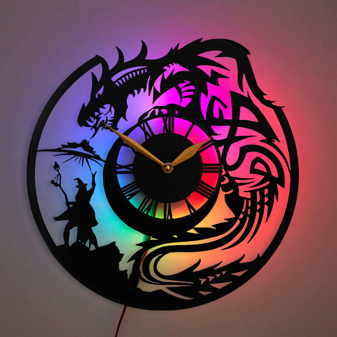 Dragon Mage Clock