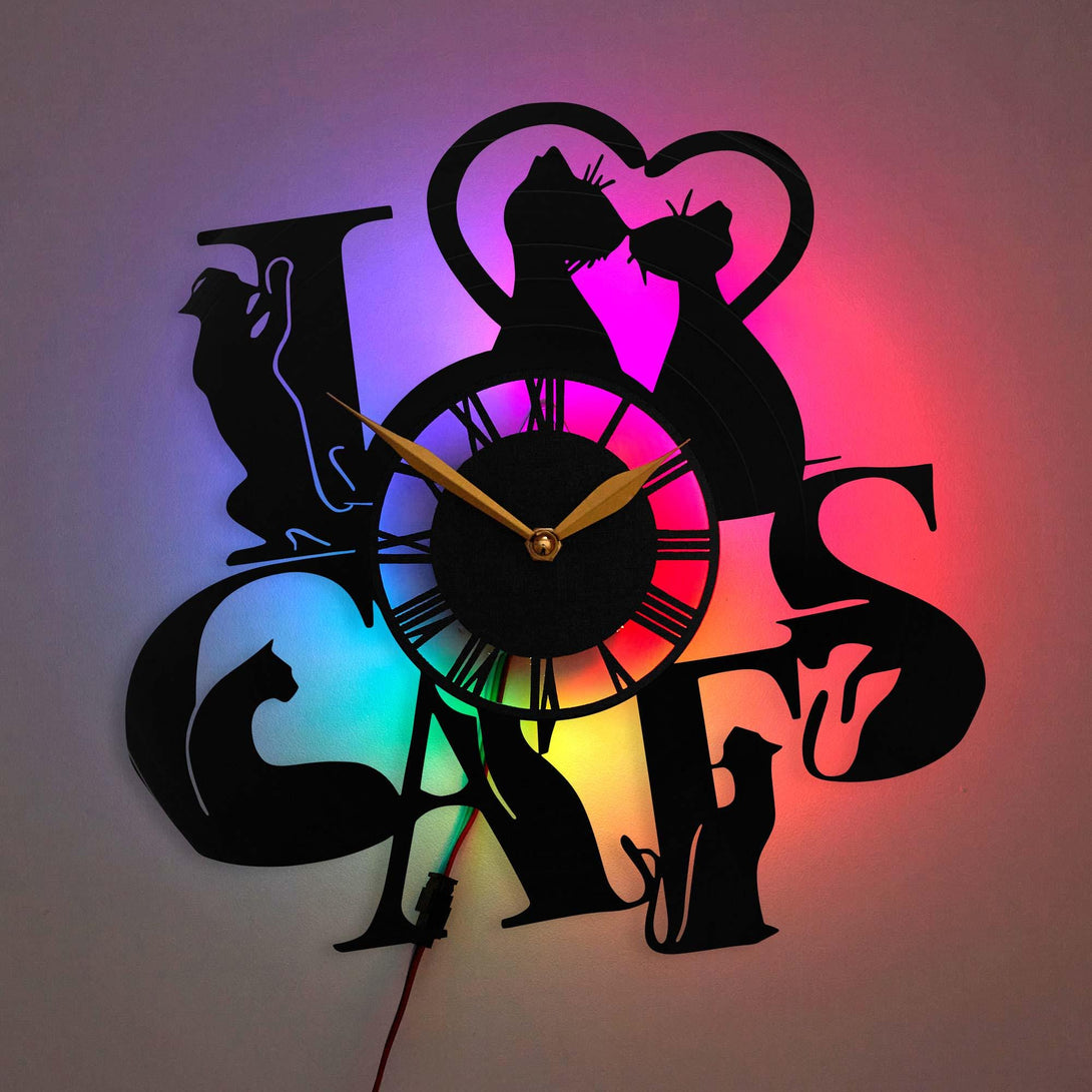 Cat Clock, Cat Decor