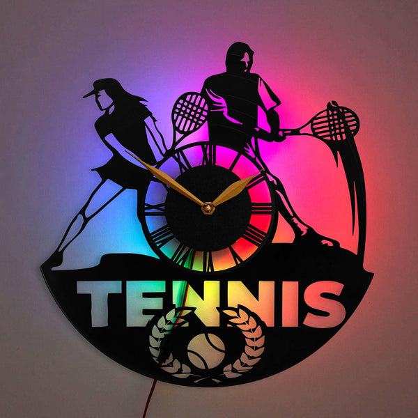 Tennis Wall Clock, Tennis Player Gift